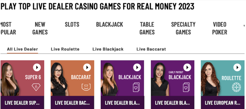 Cafe Casino Live Dealer